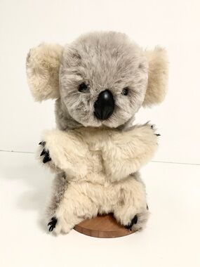 Vtg. Collectible 1980 Daphne Realistic Plush Koala Hand Puppet, Golf Club Cover